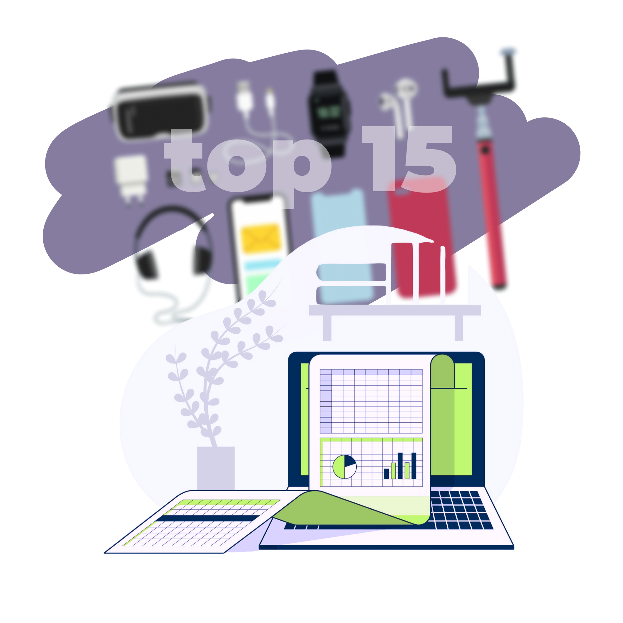 Testavimo lentelė + Top 15 produktų